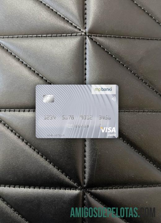 Islândia MP Banki Visa Cartão de Débito Photolook Front exemplo real